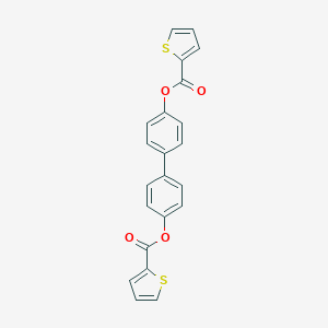 molecular formula C22H14O4S2 B339998 4'-[(2-Thienylcarbonyl)oxy][1,1'-biphenyl]-4-yl 2-thiophenecarboxylate 