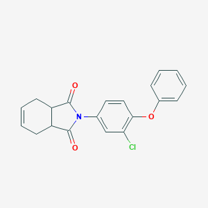 molecular formula C20H16ClNO3 B340036 2-(3-chloro-4-phenoxyphenyl)-3a,4,7,7a-tetrahydro-1H-isoindole-1,3(2H)-dione 