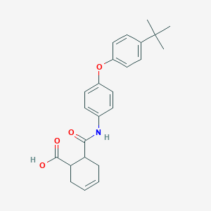 6-{[4-(4-Tert-butylphenoxy)anilino]carbonyl}-3-cyclohexene-1-carboxylic acid