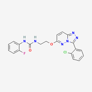 1-(2-((3-(2-Chlorophenyl)-[1,2,4]triazolo[4,3-b]pyridazin-6-yl)oxy)ethyl)-3-(2-fluorophenyl)urea