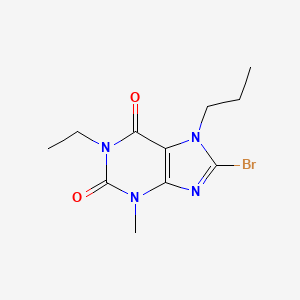 8-bromo-1-ethyl-3-methyl-7-propyl-1H-purine-2,6(3H,7H)-dione