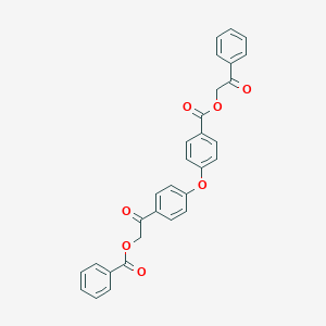 molecular formula C30H22O7 B340084 2-Oxo-2-phenylethyl 4-{4-[(benzoyloxy)acetyl]phenoxy}benzoate 