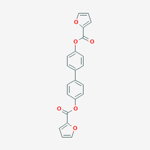 molecular formula C22H14O6 B340090 4'-(2-Furoyloxy)[1,1'-biphenyl]-4-yl 2-furoate 
