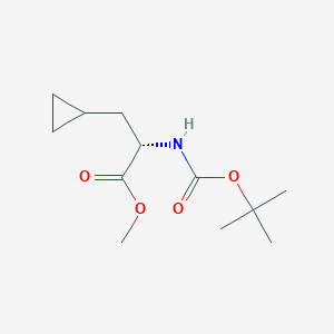 (S)-Methyl 2-(tert-butoxycarbonylamino)-3-cyclopropylpropanoate