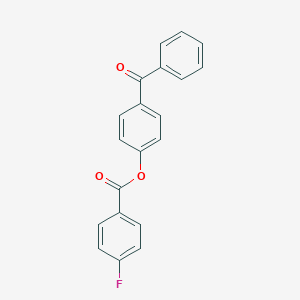 molecular formula C20H13FO3 B340122 4-Benzoylphenyl 4-fluorobenzoate 