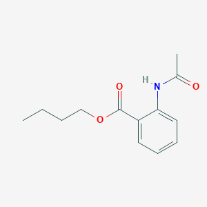 molecular formula C13H17NO3 B340126 Butyl 2-(acetylamino)benzoate 