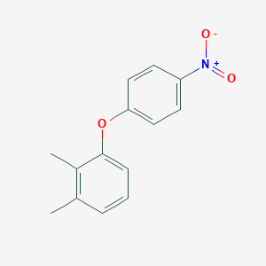molecular formula C14H13NO3 B340128 1,2-Dimethyl-3-(4-nitrophenoxy)benzene 