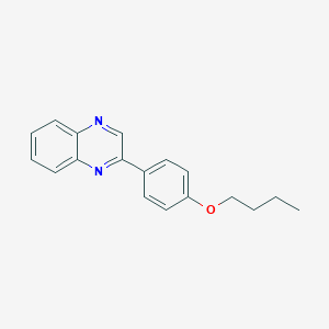 molecular formula C18H18N2O B340146 2-(4-Butoxyphenyl)quinoxaline 