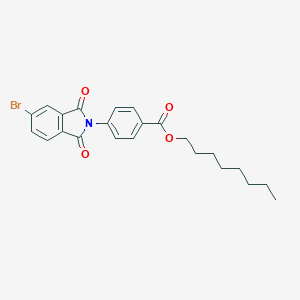 molecular formula C23H24BrNO4 B340152 octyl 4-(5-bromo-1,3-dioxo-1,3-dihydro-2H-isoindol-2-yl)benzoate 