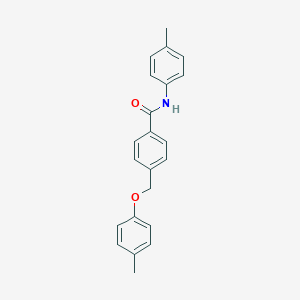 molecular formula C22H21NO2 B340157 4-[(4-methylphenoxy)methyl]-N-(4-methylphenyl)benzamide 