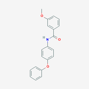 molecular formula C20H17NO3 B340159 3-methoxy-N-(4-phenoxyphenyl)benzamide 