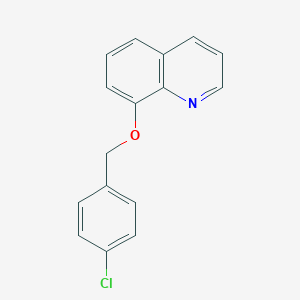 molecular formula C16H12ClNO B340161 8-[(4-Chlorophenyl)methoxy]quinoline 