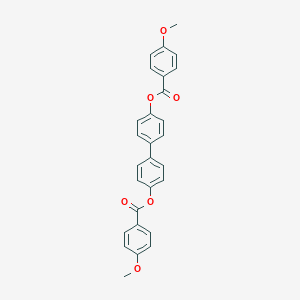 molecular formula C28H22O6 B340162 4'-[(4-Methoxybenzoyl)oxy][1,1'-biphenyl]-4-yl 4-methoxybenzoate 