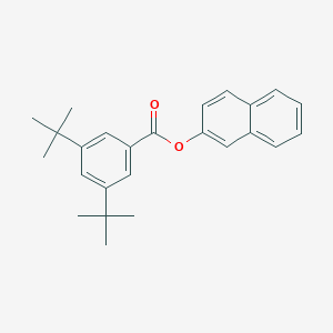 molecular formula C25H28O2 B340171 2-Naphthyl 3,5-ditert-butylbenzoate 