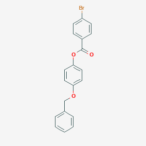 molecular formula C20H15BrO3 B340176 4-(Benzyloxy)phenyl 4-bromobenzoate 