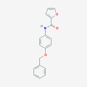 molecular formula C18H15NO3 B340182 N-[4-(Benzyloxy)phenyl]-2-furamide 