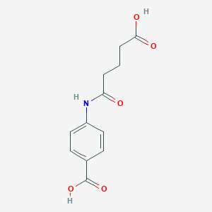 molecular formula C12H13NO5 B340187 4-[(4-Carboxybutanoyl)amino]benzoic acid 
