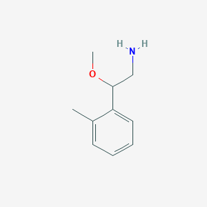 molecular formula C10H15NO B3401910 2-Methoxy-2-(o-tolyl)ethanamine CAS No. 104338-28-5