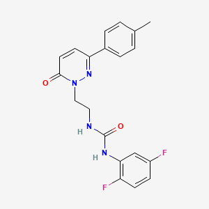 1-(2,5-difluorophenyl)-3-(2-(6-oxo-3-(p-tolyl)pyridazin-1(6H)-yl)ethyl)urea