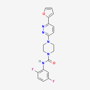 molecular formula C19H17F2N5O2 B3402084 N-(2,5-difluorophenyl)-4-(6-(furan-2-yl)pyridazin-3-yl)piperazine-1-carboxamide CAS No. 1049264-90-5