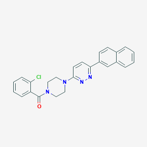 3-[4-(2-Chlorobenzoyl)piperazin-1-yl]-6-(naphthalen-2-yl)pyridazine
