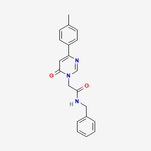 N-benzyl-2-(6-oxo-4-(p-tolyl)pyrimidin-1(6H)-yl)acetamide