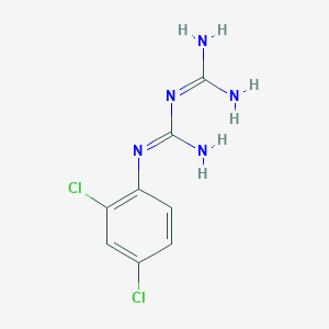 molecular formula C8H9Cl2N5 B034024 N-(2,4-dichlorophenyl)imidodicarbonimidic diamide CAS No. 101252-14-6