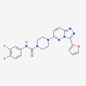 N-(3,4-difluorophenyl)-4-[3-(furan-2-yl)-[1,2,4]triazolo[4,3-b]pyridazin-6-yl]piperazine-1-carboxamide