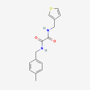 molecular formula C15H16N2O2S B3402724 N1-(4-methylbenzyl)-N2-(thiophen-3-ylmethyl)oxalamide CAS No. 1060225-41-3