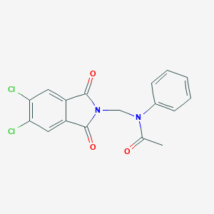 N-[(5,6-dichloro-1,3-dioxoisoindol-2-yl)methyl]-N-phenylacetamide