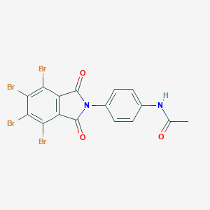 molecular formula C16H8Br4N2O3 B340277 N-[4-(4,5,6,7-tetrabromo-1,3-dioxo-1,3-dihydro-2H-isoindol-2-yl)phenyl]acetamide 