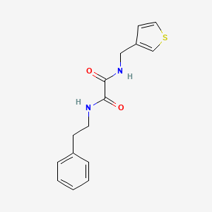 molecular formula C15H16N2O2S B3402819 N1-phenethyl-N2-(thiophen-3-ylmethyl)oxalamide CAS No. 1060306-13-9