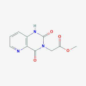 molecular formula C10H9N3O4 B3402994 Methyl (2,4-dioxo-1,4-dihydropyrido[3,2-d]pyrimidin-3(2H)-yl)acetate CAS No. 1105193-33-6