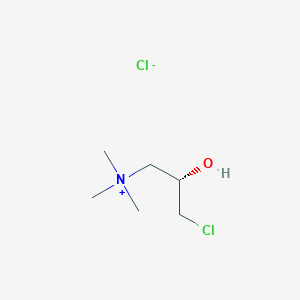 molecular formula C6H15Cl2NO B034030 (S)-(-)-(3-氯-2-羟基丙基)三甲铵氯化物 CAS No. 101396-91-2