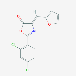 molecular formula C14H7Cl2NO3 B340301 2-(2,4-dichlorophenyl)-4-(2-furylmethylene)-1,3-oxazol-5(4H)-one 