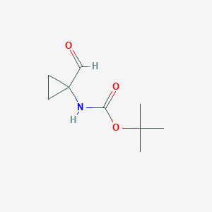 molecular formula C9H15NO3 B034031 Tert-butyl (1-formylcyclopropyl)carbamate CAS No. 107259-06-3