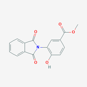 molecular formula C16H11NO5 B340311 methyl 3-(1,3-dioxo-1,3-dihydro-2H-isoindol-2-yl)-4-hydroxybenzoate 