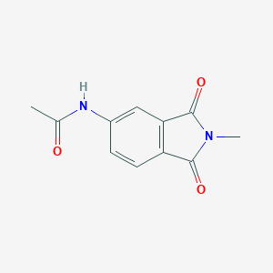 molecular formula C11H10N2O3 B340313 4-acetylamino-N-methylphthalimide 