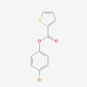 molecular formula C11H7BrO2S B340315 4-Bromophenyl 2-thiophenecarboxylate 