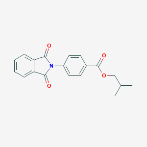 molecular formula C19H17NO4 B340320 2-Methylpropyl 4-(1,3-dioxoisoindol-2-yl)benzoate 
