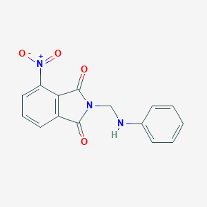 molecular formula C15H11N3O4 B340325 N-(Anilinomethyl)-3-nitrophthalimide 