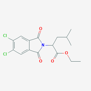 ethyl 2-(5,6-dichloro-1,3-dioxo-1,3-dihydro-2H-isoindol-2-yl)-4-methylpentanoate