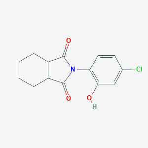 molecular formula C14H14ClNO3 B340346 2-(4-chloro-2-hydroxyphenyl)hexahydro-1H-isoindole-1,3(2H)-dione 