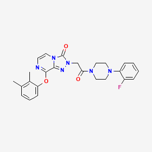 8-(2,3-dimethylphenoxy)-2-(2-(4-(2-fluorophenyl)piperazin-1-yl)-2-oxoethyl)-[1,2,4]triazolo[4,3-a]pyrazin-3(2H)-one