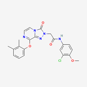 3-[4-methoxy-3-(piperidin-1-ylsulfonyl)phenyl]-5,7-dimethyl-N-(4-methylphenyl)pyrazolo[1,5-a]pyrimidine-2-carboxamide