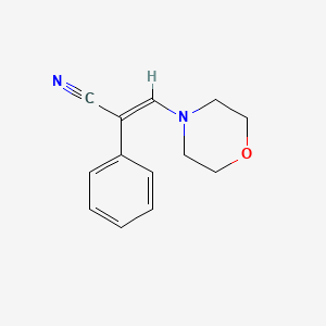 molecular formula C13H14N2O B3403608 (E)-2-Phenyl-3-morpholinoacrylonitrile CAS No. 1164525-08-9