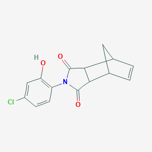 molecular formula C15H12ClNO3 B340364 4-(4-Chloro-2-hydroxyphenyl)-4-azatricyclo[5.2.1.0~2,6~]dec-8-ene-3,5-dione 
