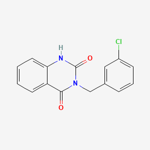 molecular formula C15H11ClN2O2 B3403828 3-(3-chlorobenzyl)quinazoline-2,4(1H,3H)-dione CAS No. 1177806-44-8
