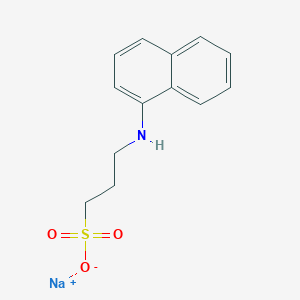 molecular formula C13H14NNaO3S B034039 Sodium 3-(naphthalen-1-ylamino)propane-1-sulfonate CAS No. 104484-71-1
