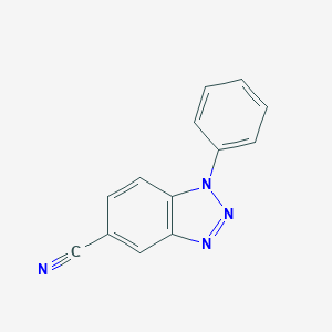 1-phenyl-1H-1,2,3-benzotriazole-5-carbonitrile